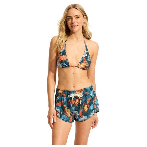 Spring Festival Boardshort - True Navy - Seafolly - Splash Swimwear  - April24, boardshorts, Seafolly, Womens, womens boardshorts, womens swim - Splash Swimwear 