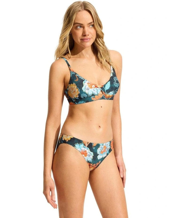 Spring Festival Hipster Pant - True Navy - Seafolly - Splash Swimwear  - April24, bikini bottoms, Seafolly, Womens, womens swim - Splash Swimwear 