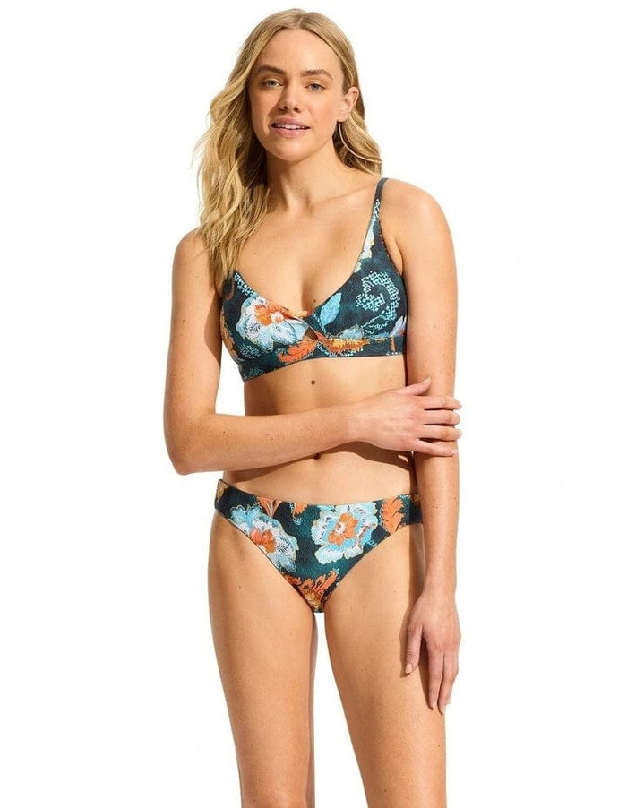 Seafolly Spring Festival Hipster Pant - True Navy Seafolly Spring Festival Hipster Pant - True Navy Splash Swimwear Bikini Bottoms