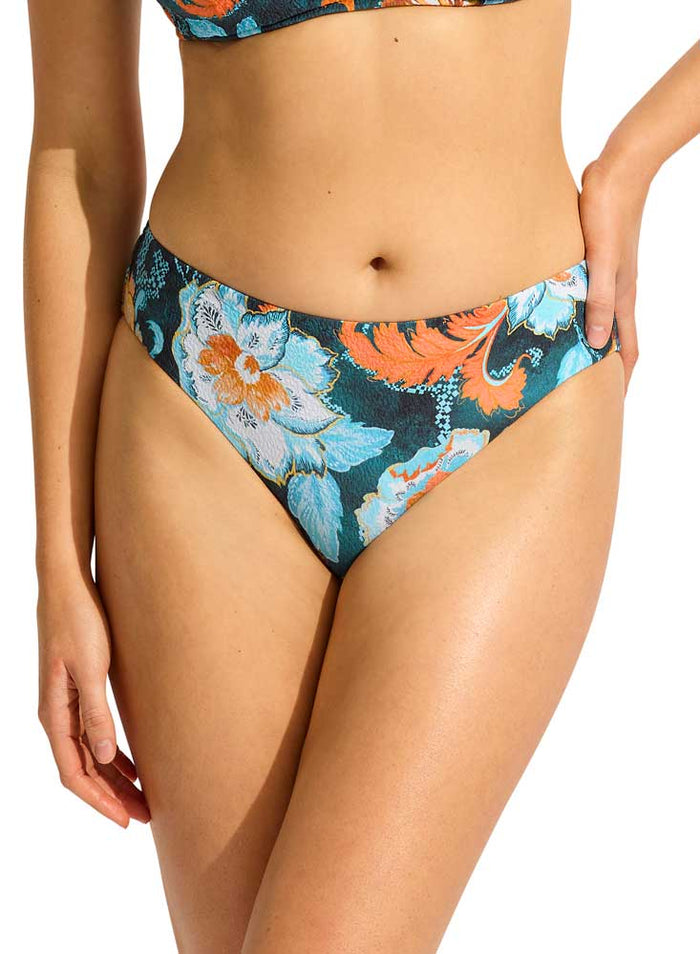 Spring Festival Retro Pant - True Navy - Seafolly - Splash Swimwear  - April24, bikini bottoms, Seafolly, Womens, womens swim - Splash Swimwear 