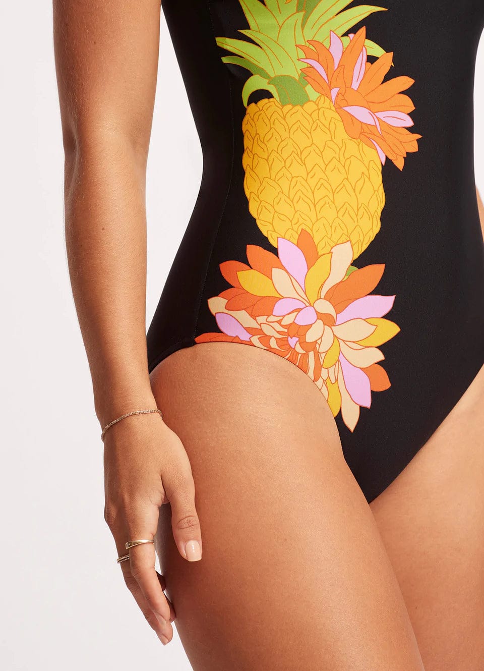 Summer Salt Bandeau One Piece - Black - Seafolly - Splash Swimwear  - Dec22, One Pieces, Seafolly, Womens - Splash Swimwear 