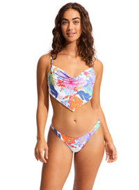 Seafolly Under The Sea High Cut Rio Bikini Bottom - White Shop Under The Sea High Cut Rio Bikini Bottom - White by Seafolly | Australian Swimwear Brands | Splash Swimwear Splash Swimwear Bikini Bottoms