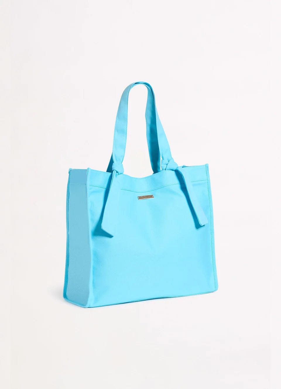 Wish You Were Here Tie Strap Tote Bag - Atoll Blue - Seafolly - Splash Swimwear  - beach bags, beach towels, Nov23, Seafolly, towels, Womens - Splash Swimwear 