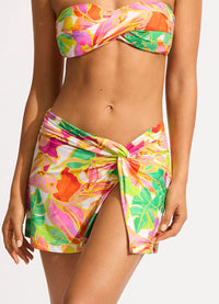 Wonderland Twist Bandeau - Fuchsia Rose - Seafolly - Splash Swimwear  - Bikini Tops, Jan24, news swim, seafolly, Womens - Splash Swimwear 