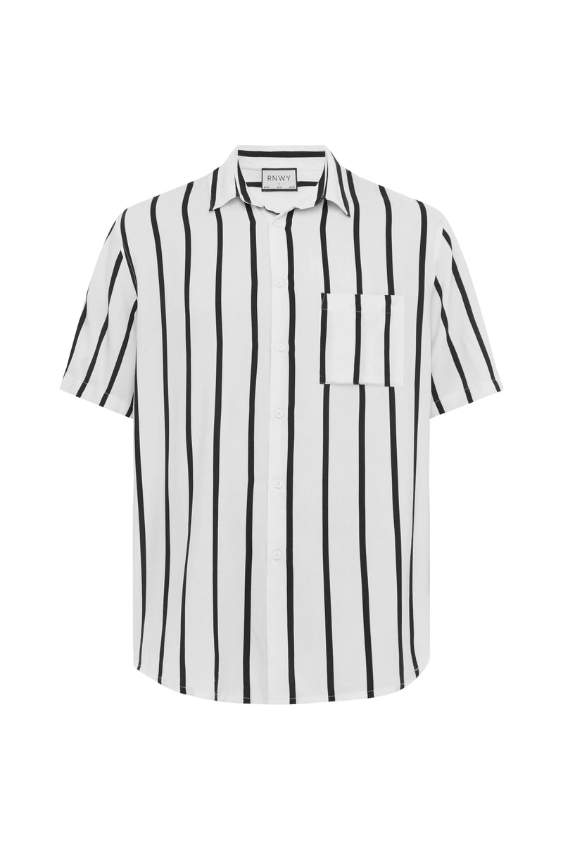 Seven Wonders Clothing Elijah Shirt - White/Black Buy York Cotton Shirt - Sand/Black | Seven Wonders | Australian Clothing Brands