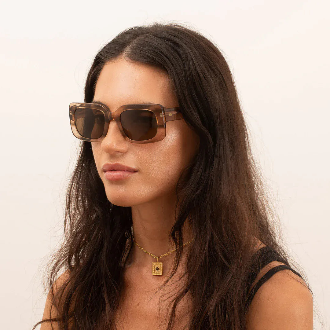 Sito Sito Indi Sunnies - Biscotti/ Brown Polar SIIND001P Odessa Black/Smokey Grey Splash Swimwear Sunnies 9339740058769