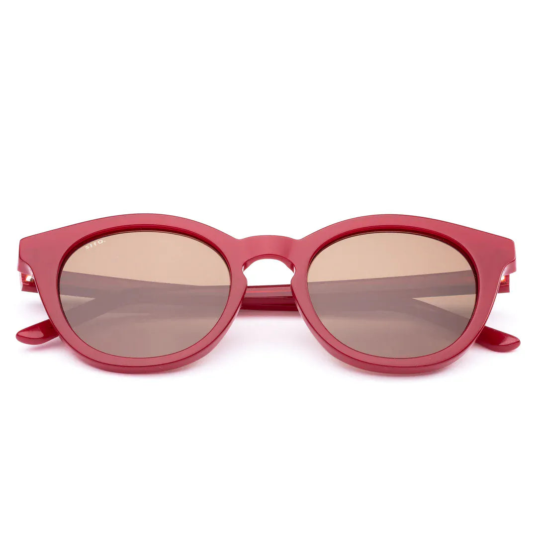 Sito Sito Now Or Never Sunnies - Milky Rouge/ Fawn Polar SINON018P Odessa Black/Smokey Grey Splash Swimwear 9339740063268