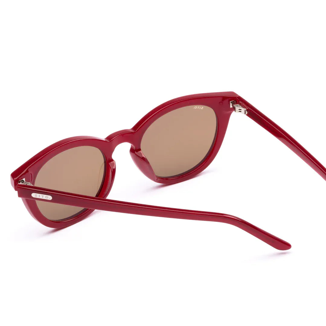 Sito Sito Now Or Never Sunnies - Milky Rouge/ Fawn Polar SINON018P Odessa Black/Smokey Grey Splash Swimwear 9339740063268