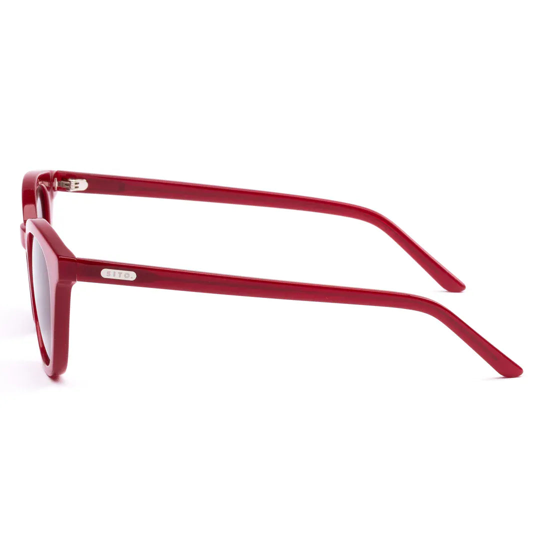 Sito Sito Now Or Never Sunnies - Milky Rouge/ Fawn Polar SINON018P Odessa Black/Smokey Grey Splash Swimwear 9339740063268