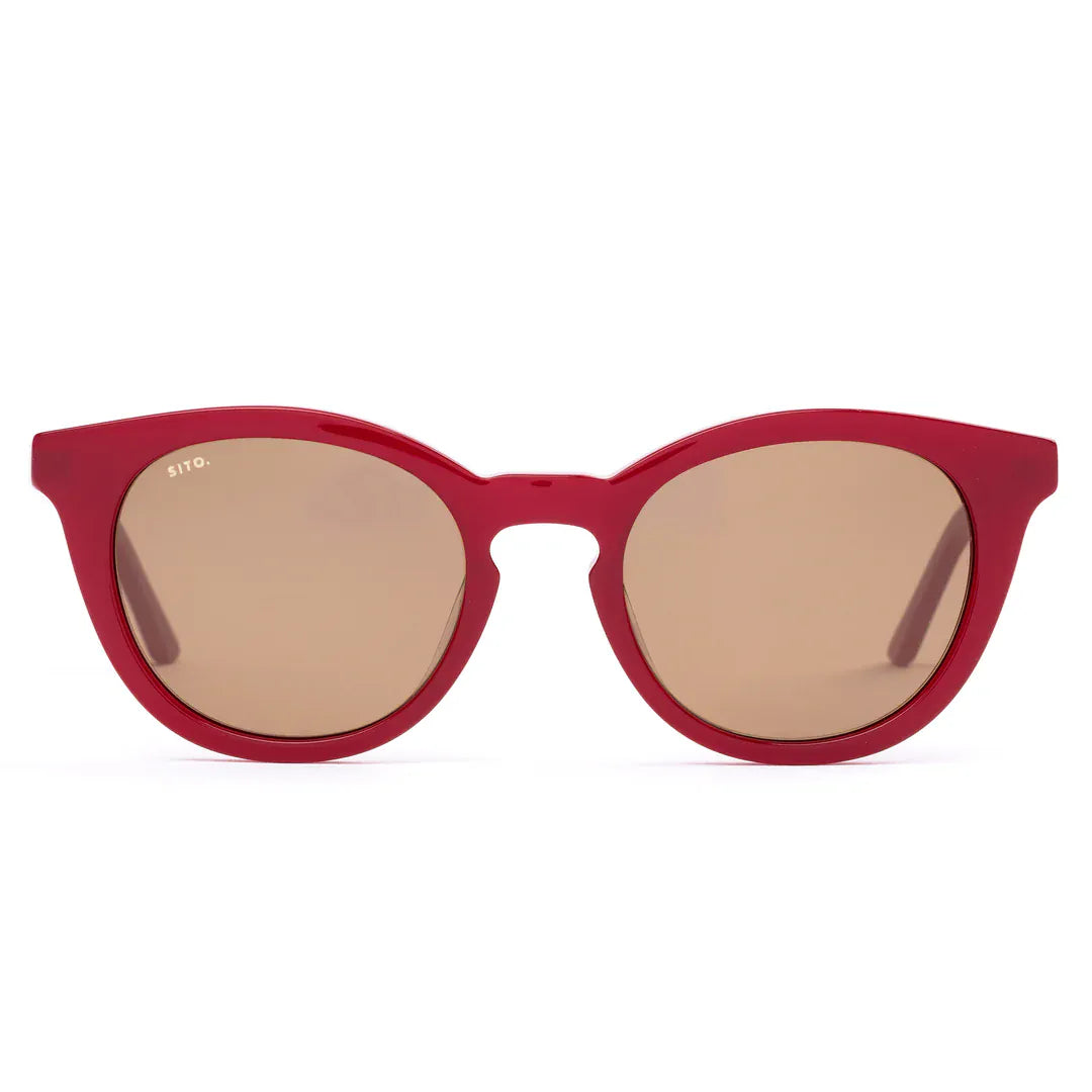 Sito Sito Now Or Never Sunnies - Milky Rouge/ Fawn Polar SINON018P Odessa Black/Smokey Grey Splash Swimwear 9339740063268