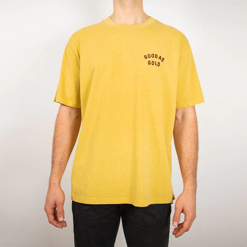 Good As Gold Leisure Tee - Skwosh - Splash Swimwear  - mens, mens clothing, Mens Skwosh, mens tees, new arrivals, new clothing, Nov22, skwosh, skwosh mens, tees - Splash Swimwear 