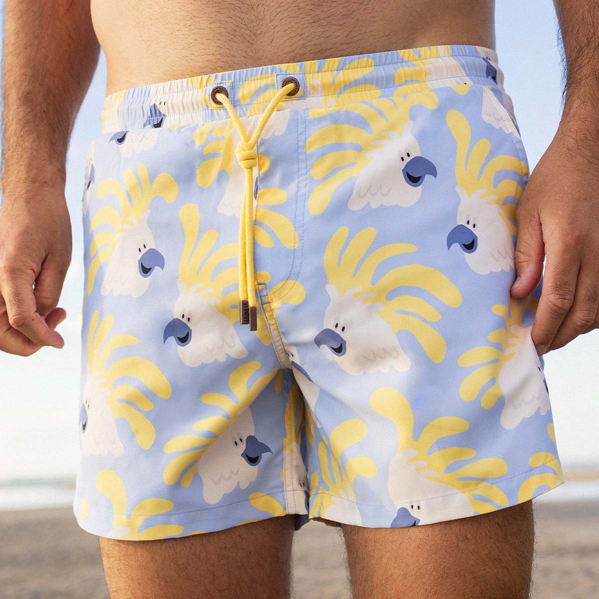 Skwosh Happy Cocky Swim Shorts Happy Cocky Swim Shorts Splash Swimwear Mens Clothing