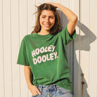 Skwosh Hooley Dooley Mens Regular Tee - Green Hooley Dooley Mens Regular Tee - Green Splash Swimwear Mens Clothing