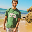 Skwosh Hooley Dooley Mens Regular Tee - Green Hooley Dooley Mens Regular Tee - Green Splash Swimwear Mens Clothing