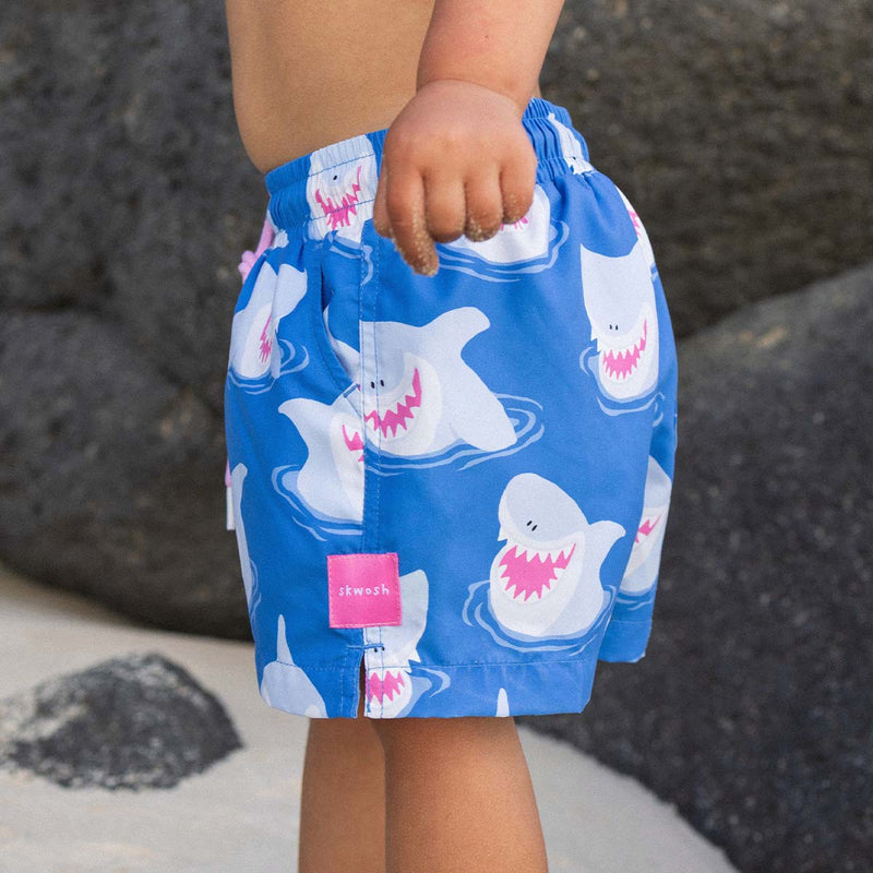 Skwosh Jolly Jaws Jnr Swim Shorts Jolly Jaws Jnr Swim Shorts Splash Swimwear kids