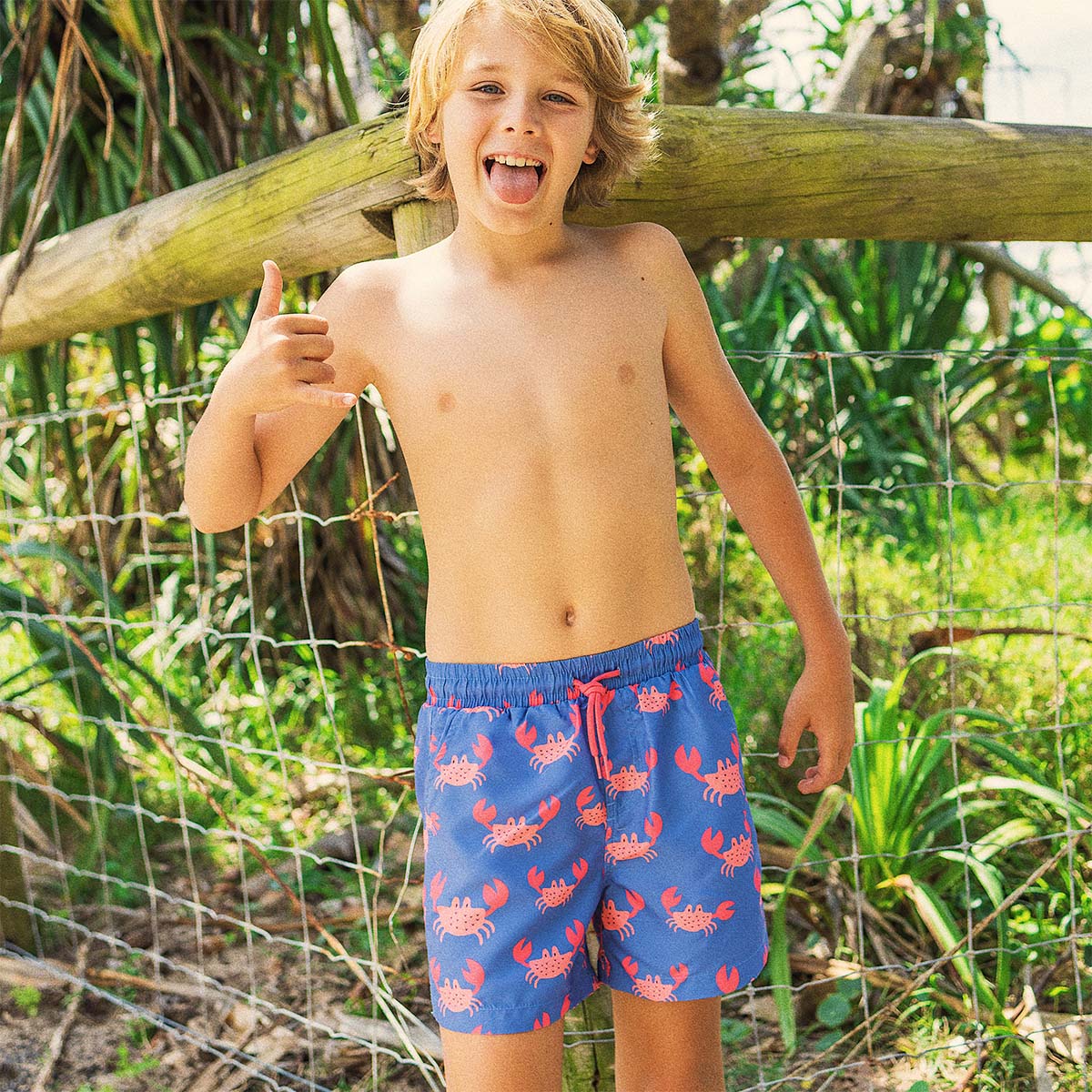 Skwosh Mr. Pinchy Boys Swim Shorts Mr. Pinchy Boys Swim Shorts Splash Swimwear kids