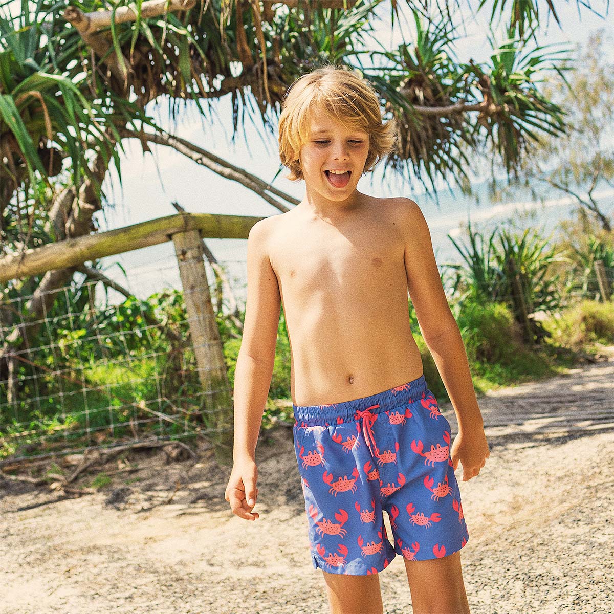 Skwosh Mr. Pinchy Boys Swim Shorts Mr. Pinchy Boys Swim Shorts Splash Swimwear kids
