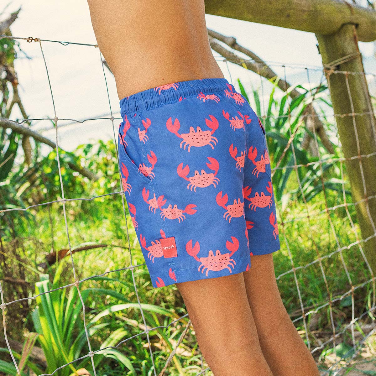 Skwosh Mr. Pinchy Boys Swim Shorts Mr. Pinchy Boys Swim Shorts Splash Swimwear kids