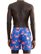 Skwosh Mr Pinchy Mens Swim Shorts  -Blue Mr Pinchy Mens Swim Shorts  -Blue Splash Swimwear Mens Clothing