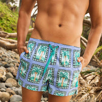 Skwosh Palm Reader 3" Shorties Palm Reader 3" Shorties Splash Swimwear Mens Clothing