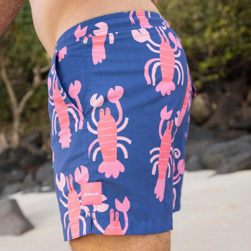 Skwosh Rock Lobster Swim Shorts Rock Lobster Swim Shorts Splash Swimwear Mens Clothing