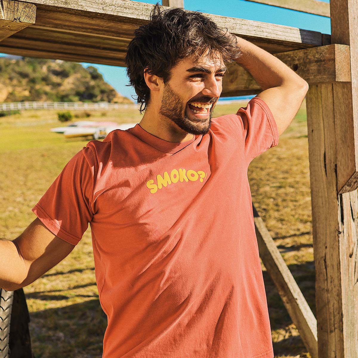 Skwosh Skwosh Smoko? Regular Tee Skwosh Smoko? Regular Tee Splash Swimwear Mens Clothing