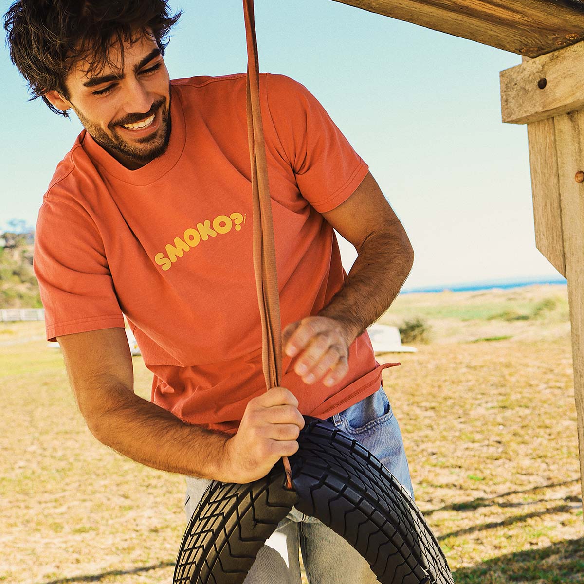 Skwosh Skwosh Smoko? Regular Tee Skwosh Smoko? Regular Tee Splash Swimwear Mens Clothing