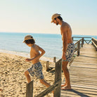 Skwosh Skwosh Sunburst Charcoal Everday Short Skwosh Sunny Boy Mens Swim Shorts - Charcoal Splash Swimwear Mens Clothing