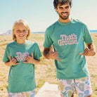 Skwosh Skwosh Thats Grouse Regular Tee - Green Skwosh Thats Grouse Regular Tee - Green Splash Swimwear Mens Clothing