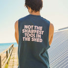 Skwosh Skwosh Tool In The Shed Regular Tank - Navy Skwosh No Dramas Muscle Tank Splash Swimwear Shirts