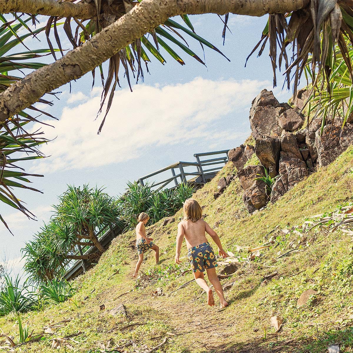 Skwosh Sunny Boy Boys Swim Shorts - Charcoal Sunny Boy Boys Swim Shorts - Charcoal Splash Swimwear kids