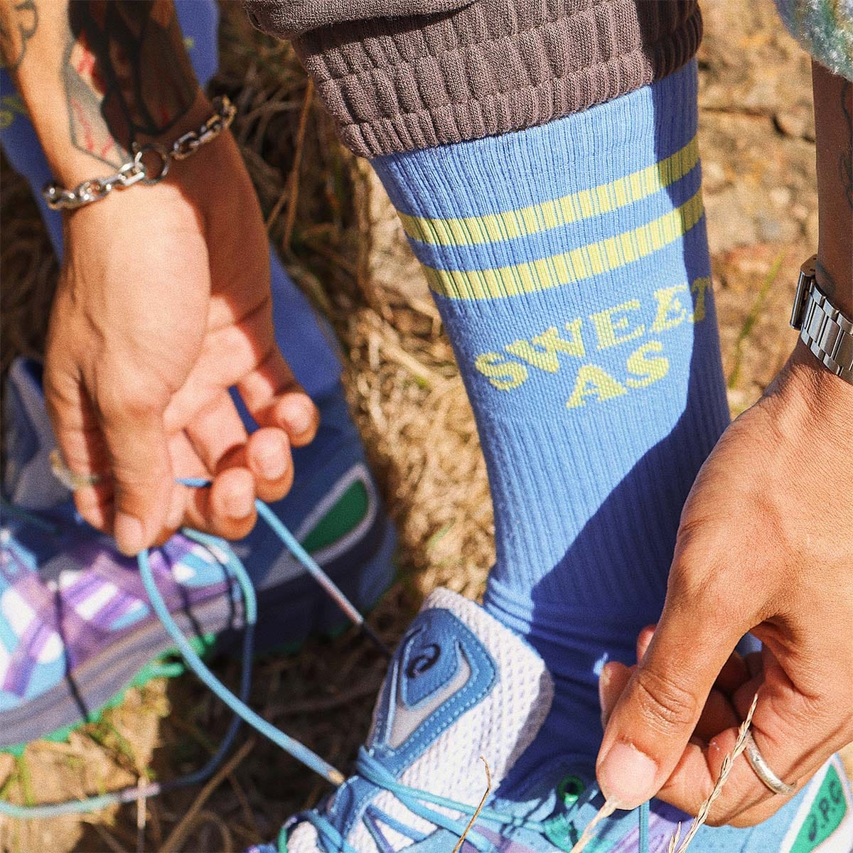 Skwosh Sweet As Socks - Blue OLSKFW0001 Sweet As Socks - Blue Splash Swimwear 9352278051705