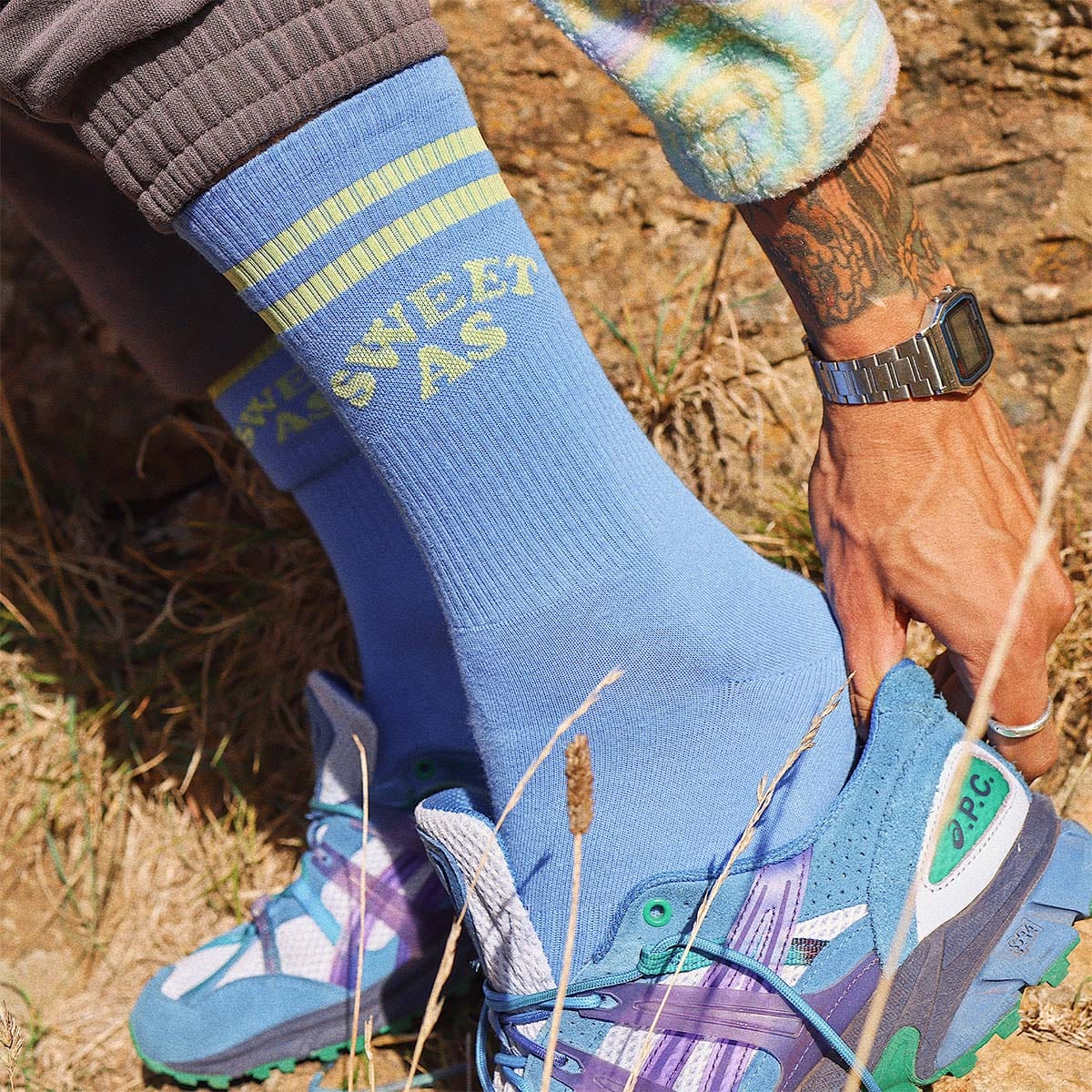 Skwosh Sweet As Socks - Blue OLSKFW0001 Sweet As Socks - Blue Splash Swimwear 9352278051705