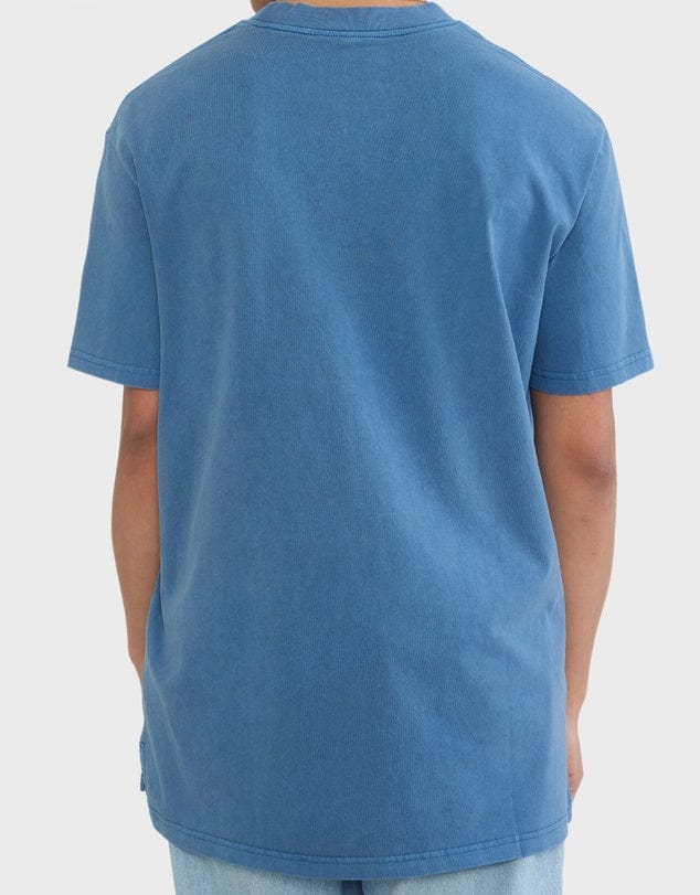 Skwosh Yeah Nah Regular Tee - Blue Yeah Nah Regular Tee - Blue Splash Swimwear Mens Clothing