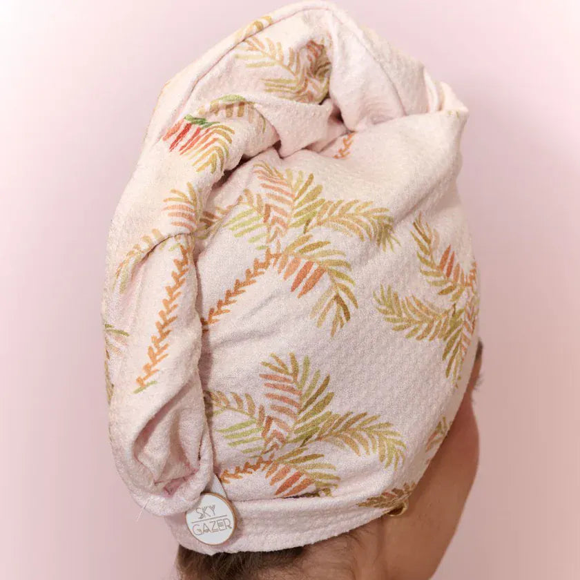 Sky Gazer Quick Dry Hair Wrap - Mooloolaba Sky Gazer Quick Dry Hair Wrap - Malua Splash Swimwear Beach Towels 602697375128