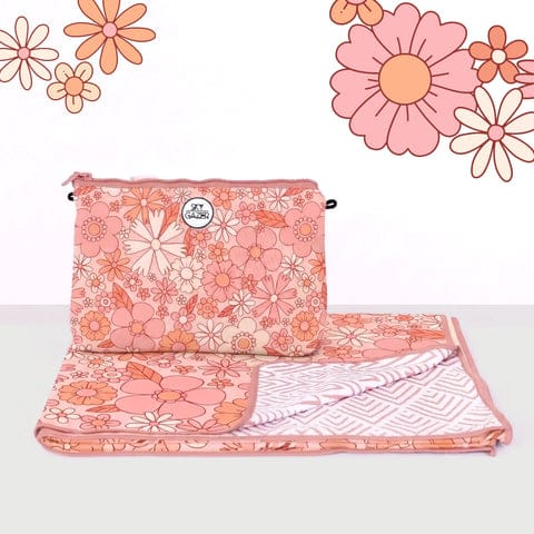Sky Gazer Sky Gazer Culture Flower Power - Sand Free Towel Sky Gazer Culture Flower Power - Sand Free Towel Splash Swimwear Bags Sand / Large 667758503865