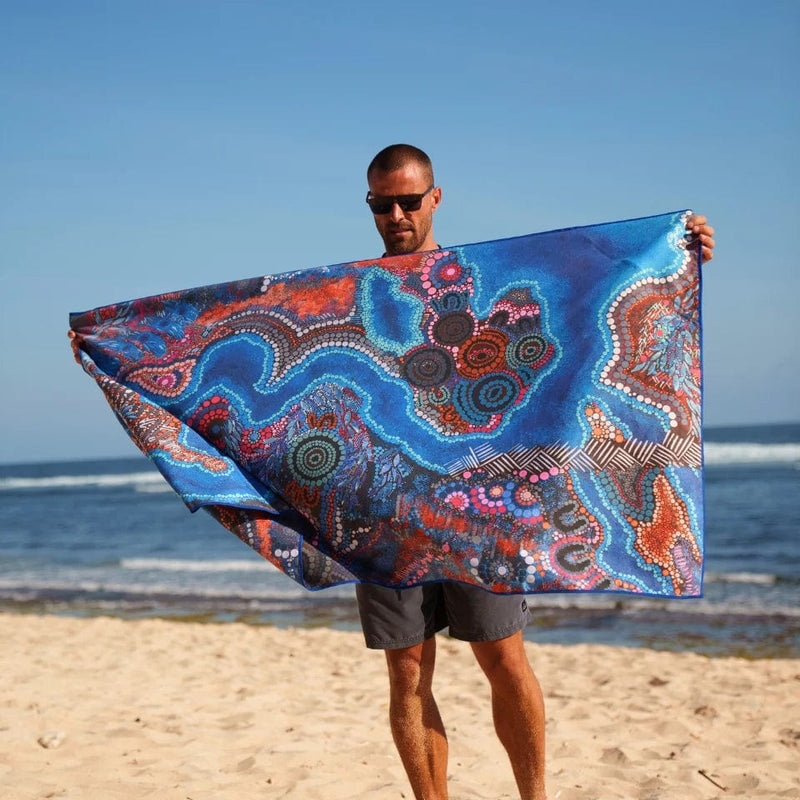 SomerSide Bunjil Over Wurundjeri Towel LGBW90 Somerside Mermaid Waters Towel  Splash Swimwear Beach Towels 2000575002919