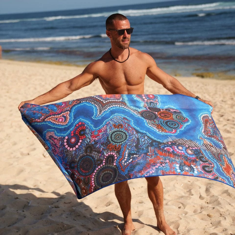 SomerSide Bunjil Over Wurundjeri Towel LGBW90 Somerside Mermaid Waters Towel  Splash Swimwear Beach Towels 2000575002919