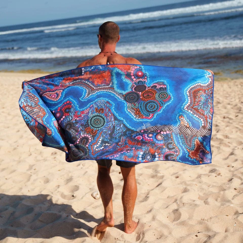 SomerSide Bunjil Over Wurundjeri Towel LGBW90 Somerside Mermaid Waters Towel  Splash Swimwear Beach Towels 2000575002919