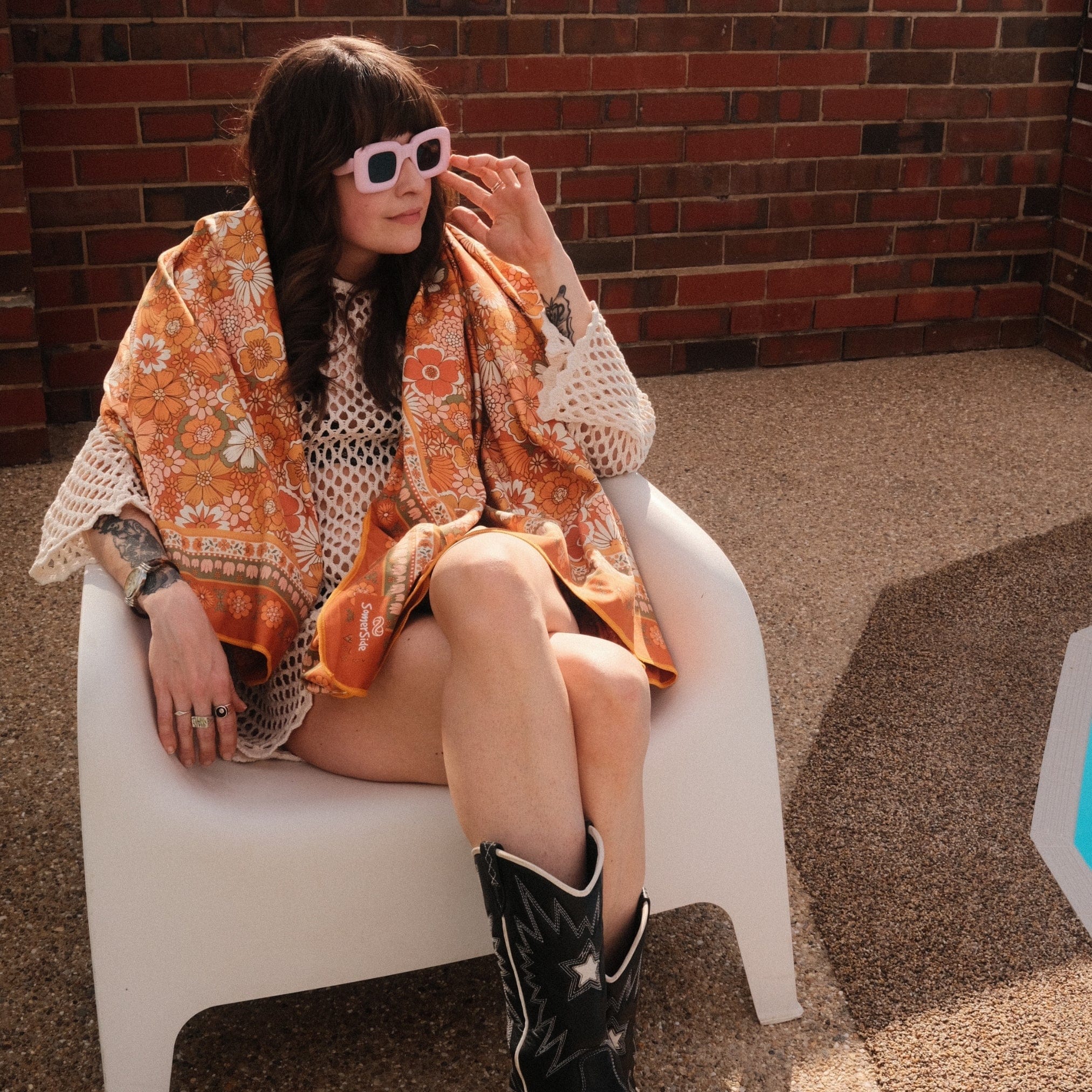 SomerSide Golden Hour Towel LGGH90 Golden Hour Towel Splash Swimwear Beach Towels 2000575003282