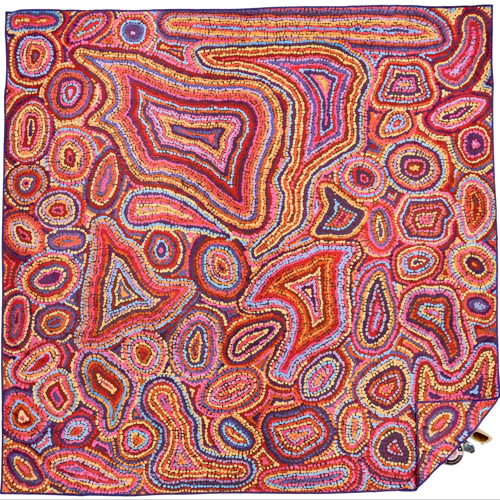 SomerSide Mina Mina Jukurrpa Towel - XL XLMJ160 Somerside Meadow Towel  Splash Swimwear Beach Towels 2000575003350