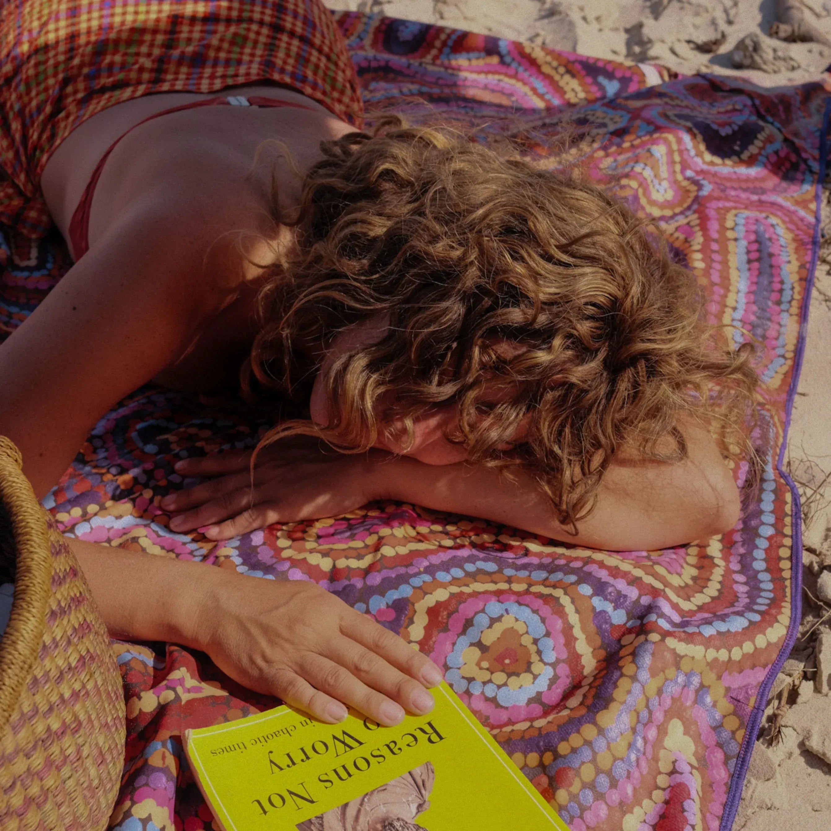 SomerSide Mina Mina Jukurrpa Towel - XL XLMJ160 Somerside Meadow Towel  Splash Swimwear Beach Towels 2000575003350