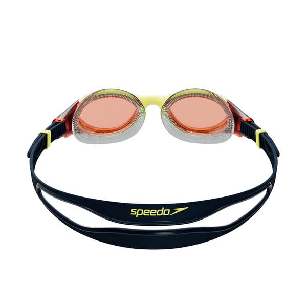 Speedo Biofuse 2.0 Goggles - True Navy/Hyper/Orange 8-00233214507 Splash Swimwear Goggles 5059937275567