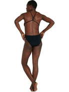 Speedo Endurance+ Thin Strap One Piece - Black 8/129080001 Splash Swimwear One Pieces 8 1000014771