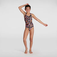 Speedo Girls Allover Medalist Splash Swimwear kids