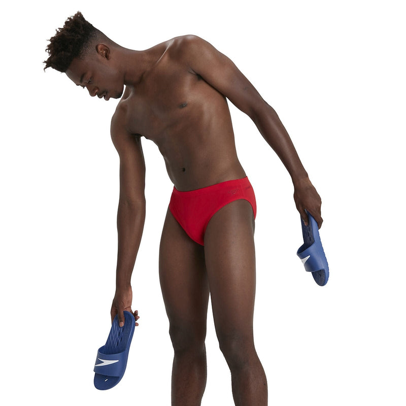 Speedo Mens Mens Eco Endurance + 7cm Brief - Fed Red Speedo Mens Eco Endurance + 7cm Brief - Fed Red