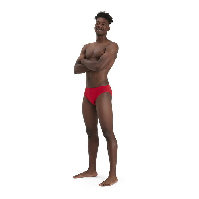 Mens Eco Endurance + 7cm Brief - Fed Red - Speedo - Splash Swimwear  - July24, mens, mens speedo, mens swim, mens swimwear, new mens, speedo mens - Splash Swimwear 