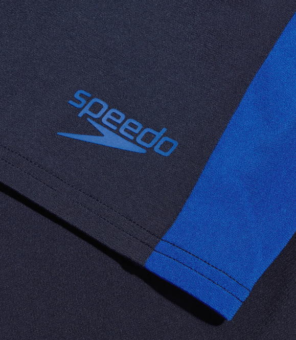 Speedo Mens Mens End+ Splice Jammer Speedo Mens Essential Short Sleeve Swim Tee