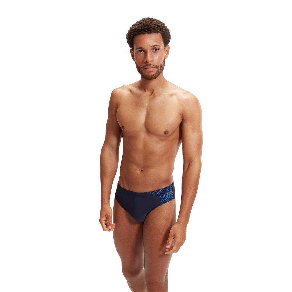 Speedo Mens Medley Logo 7cm Brief Speedo Mens Medley Logo 7Cm Brief Splash Swimwear Mens