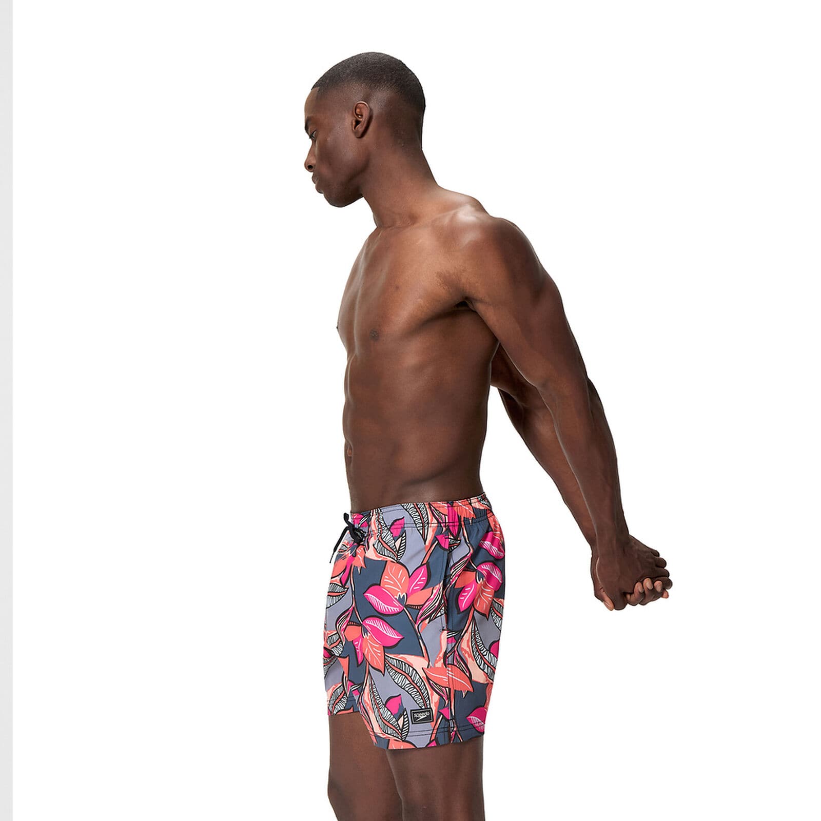 Speedo Mens Redondo Edge Volley 16" - Trop Coral Mens Redondo Edge Volley 16" - Trop Coral Splash Swimwear
